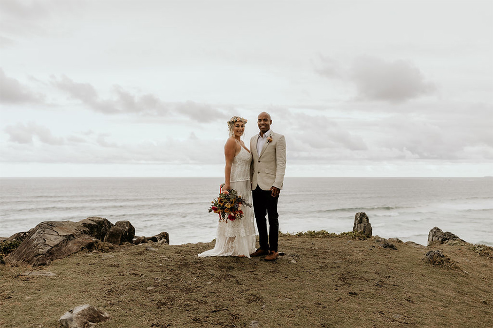 Tweed Coast Elopement - Alesha & Diniz - Cabarita Beach Wedding