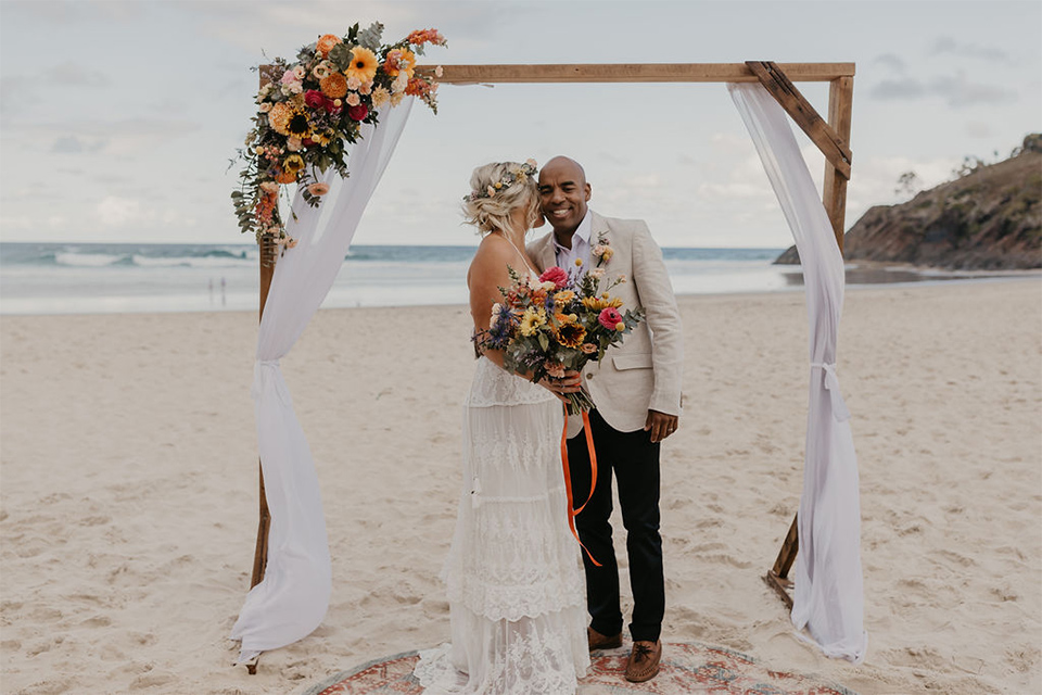 Cabarita Beach Wedding - Tweed Coast Elopement - Alesha & Diniz