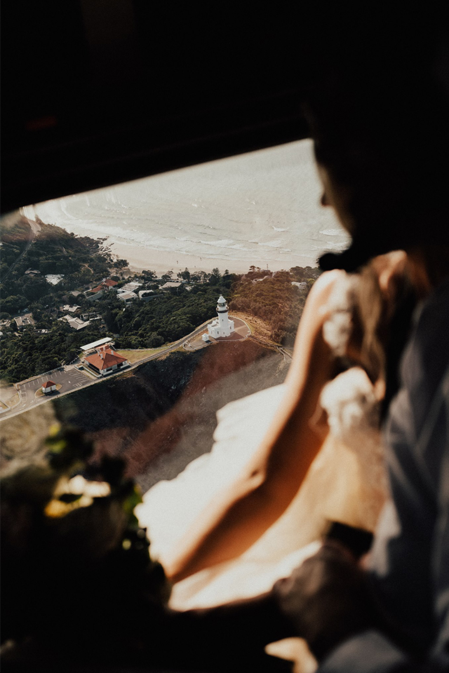Fly Byron Bay Elopement - Hitched In Paradise - Cape Byron 
