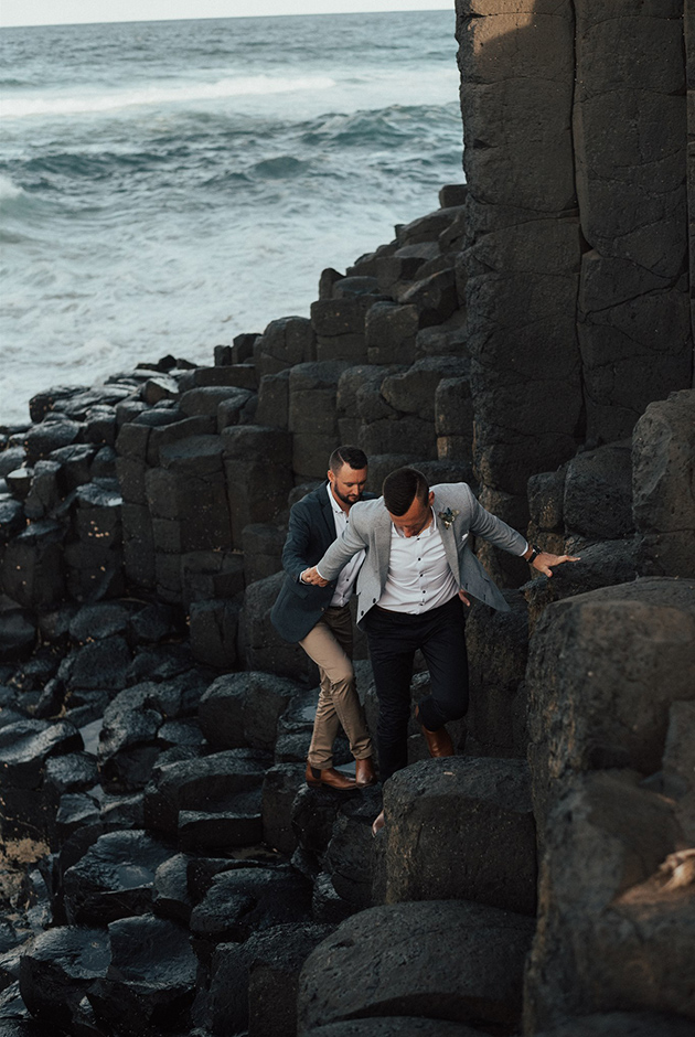 Hitched in Paradise - Fingal Head Elopement