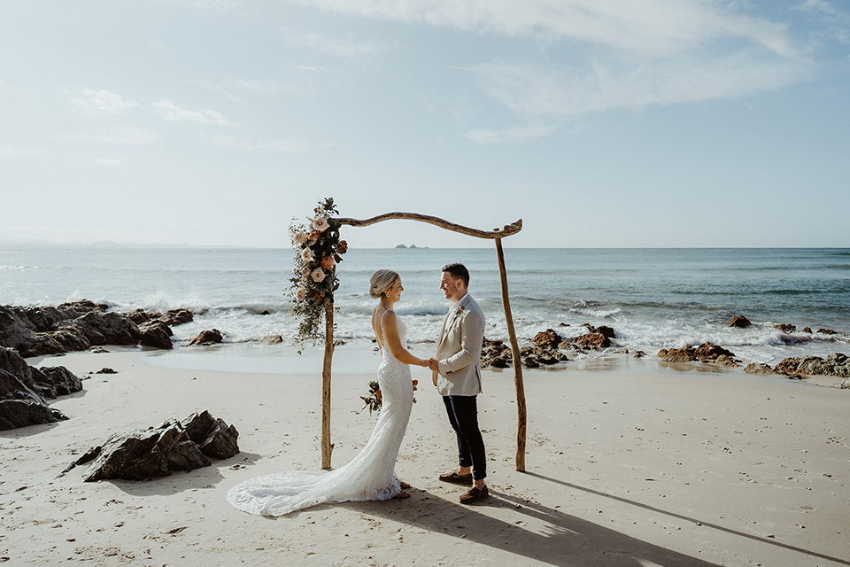 Hitched In Paradise - Byron Bay Elopement - Wategos Beach 