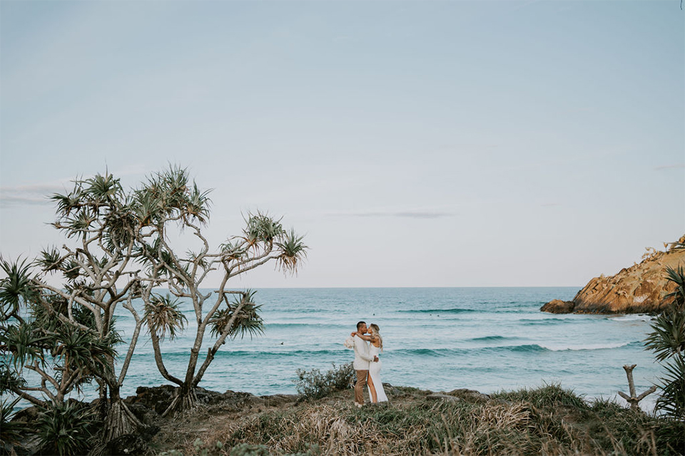 Casuarina Beach Elopement - Miranda & Deon - Tweed Coast Beach Wedding