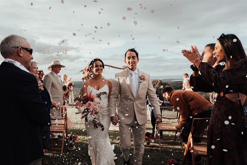 BRBconfetti2 Bramblewood Farm Wedding Venue