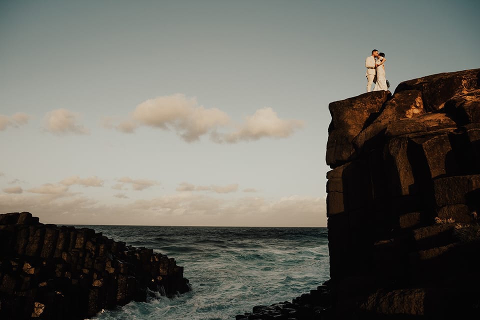 Fingal Head Beach Elopement with a Dog