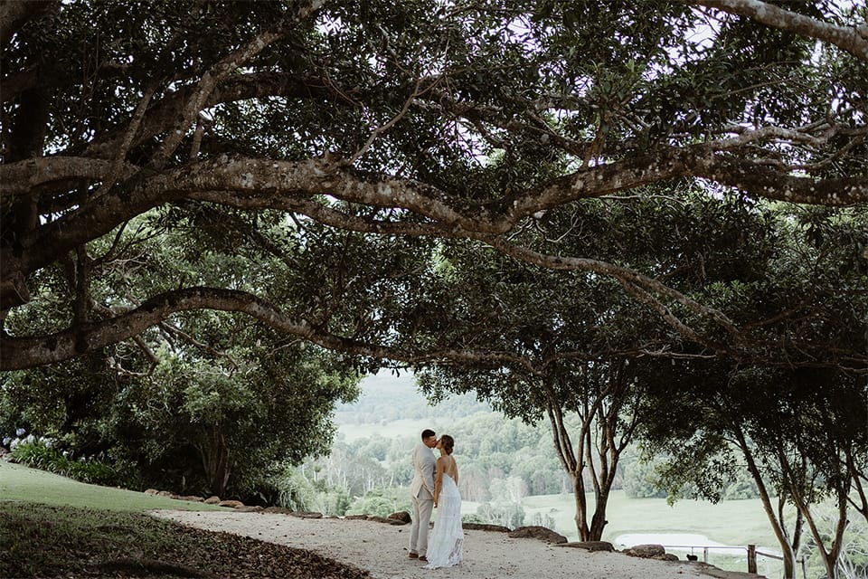 Earth House Elopement in Byron Bay