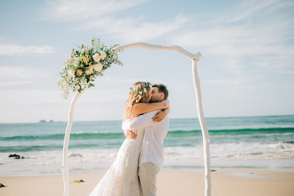 Byron Bay Beach Elopement Wedding