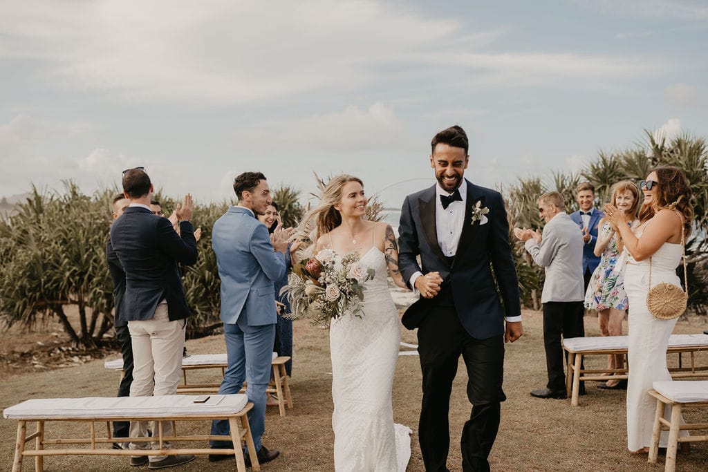 Hastings Point Wedding - Byron Bay Elopement - Just Married