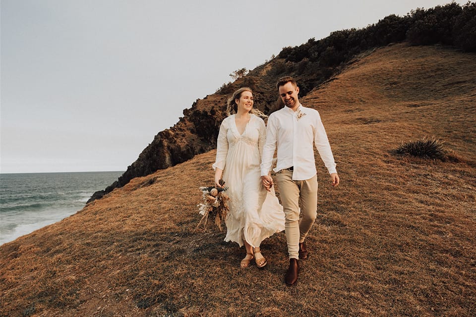 Little Wategos Elopement in Byron Bay