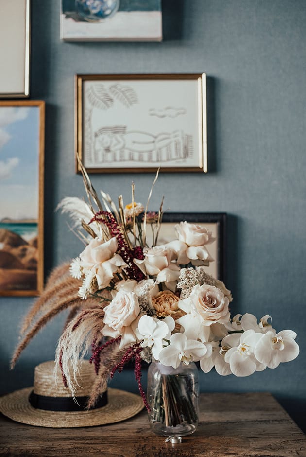 Halcyon House Wedding Flowers - Hitched In Paradise Cabarita Elopement 