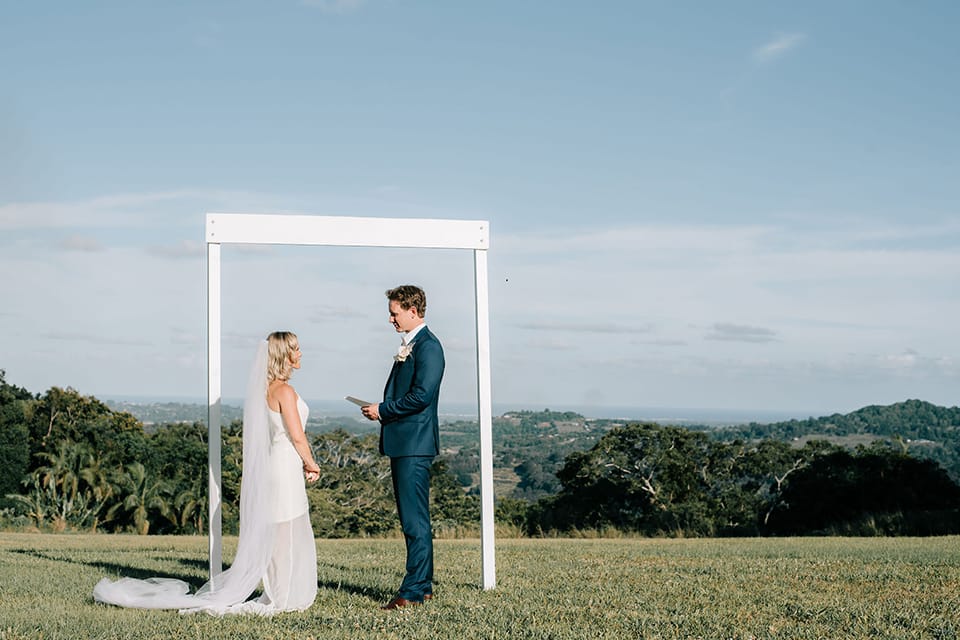 Tweed Coast Elopement - Ardeena Intimate Wedding Vow